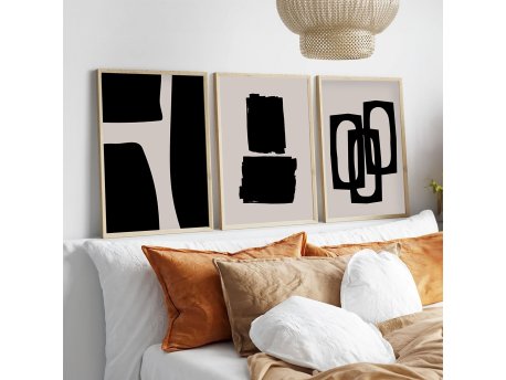 WALLXPERT Dekorativna slika iz 3 dela Huhu236 50 x 35