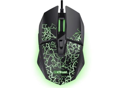 TRUST Miš TRUST GXT113 FELOX LED GAMING/crna