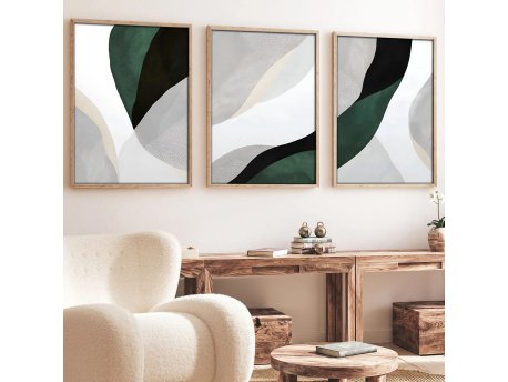 WALLXPERT Dekorativna slika iz 3 dela Huhu229 50 x 35