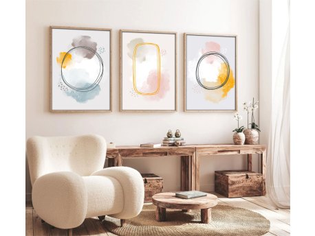 WALLXPERT Dekorativna slika iz 3 dela Huhu125 30 x 40