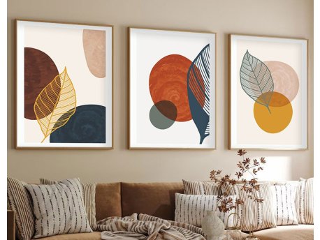 WALLXPERT Dekorativna slika iz 3 dela Huhu209 30 x 40