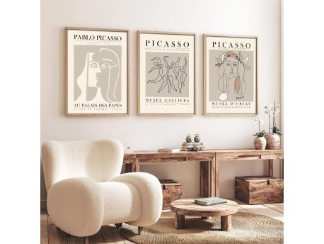 WALLXPERT Dekorativna slika iz 3 dela Huhu256 30 x 40