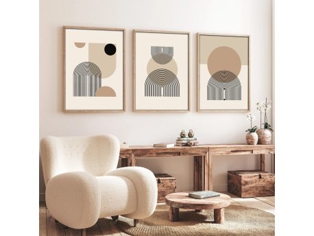 WALLXPERT Dekorativna slika iz 3 dela Huhu263 30 x 40