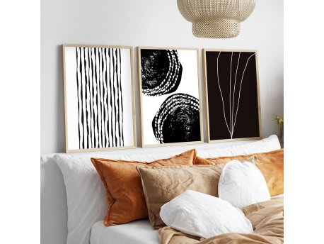 WALLXPERT Dekorativna slika iz 3 dela Huhu240 30 x 40