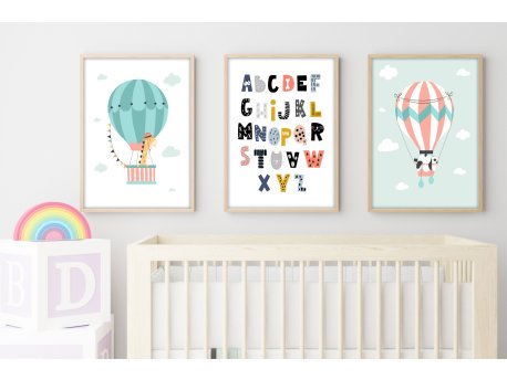 WALLXPERT Dekorativna slika iz 3 dela Huhu190 30 x 40