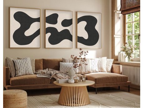 WALLXPERT Dekorativna slika iz 3 dela Huhu199 30 x 40