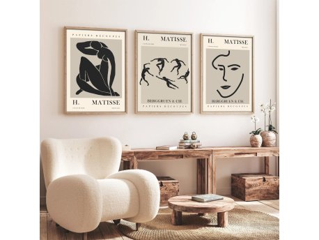 WALLXPERT Dekorativna slika iz 3 dela Huhu255 20 x 30