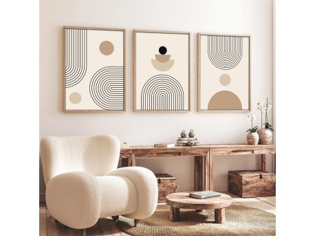 WALLXPERT Dekorativna slika iz 3 dela Huhu261 20 x 30