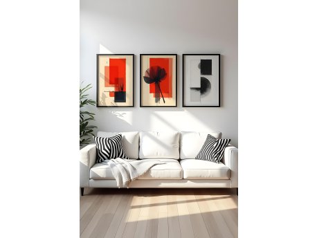 WALLXPERT Dekorativna slika iz 3 dela Huhu438 20 x 30