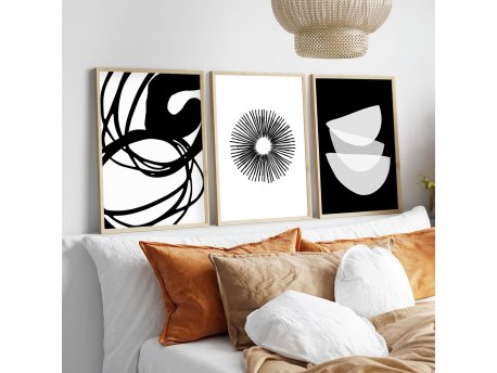 WALLXPERT Dekorativna slika iz 3 dela Huhu241 20 x 30