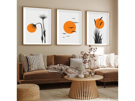 WALLXPERT Dekorativna slika iz 3 dela Huhu228 20 x 30