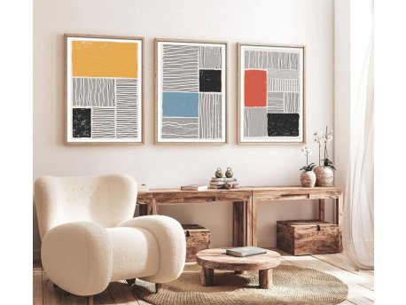 WALLXPERT Dekorativna slika iz 3 dela Huhu132 20 x 30