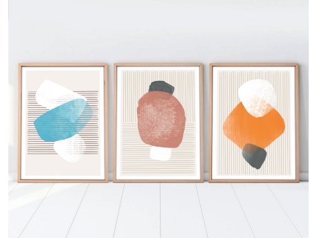 WALLXPERT Dekorativna slika iz 3 dela Huhu97 20 x 30