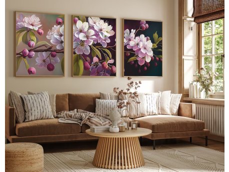 WALLXPERT Dekorativna slika iz 3 dela Huhu218 20 x 30