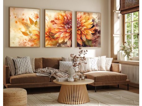 WALLXPERT Dekorativna slika iz 3 dela Huhu220 20 x 30