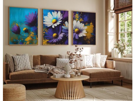 WALLXPERT Dekorativna slika iz 3 dela Huhu223 20 x 30