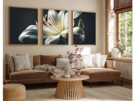 WALLXPERT Dekorativna slika iz 3 dela Huhu224 20 x 30