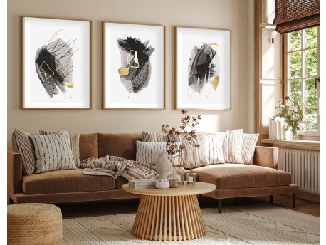 WALLXPERT Dekorativna slika iz 3 dela Huhu208 20 x 30