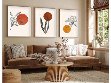 WALLXPERT Dekorativna slika iz 3 dela Huhu215 20 x 30