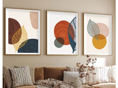 WALLXPERT Dekorativna slika iz 3 dela Huhu209 20 x 30