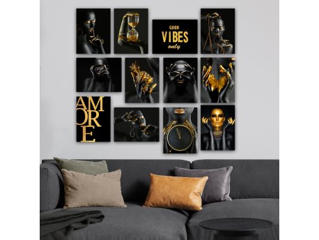 WALLXPERT Dekorativna slika iz 12 delova 12MDF17YS