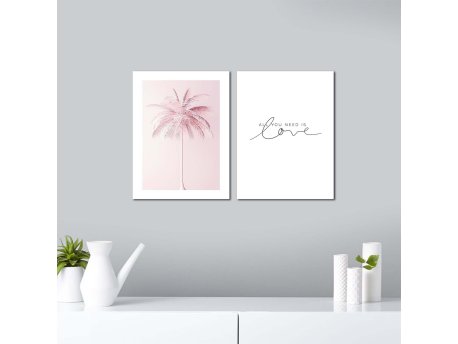 WALLXPERT Dekorativna slika iz 2 dela 2P3040MDFCIZ 010