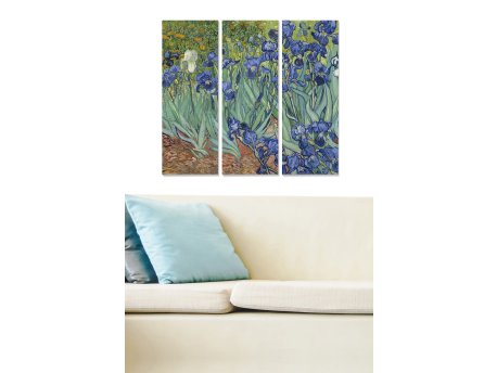 WALLXPERT Dekorativna slika iz 3 dela MDF452826808