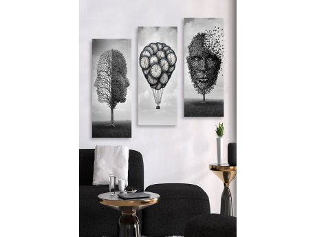 WALLXPERT Dekorativna slika iz 3 dela MDF0006