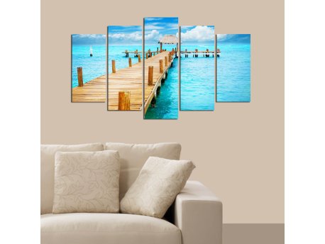 WALLXPERT Dekorativna slika iz 5 delova 5M 12