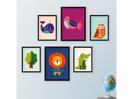 WALLXPERT Dekorativna slika iz 6 delova SET_089