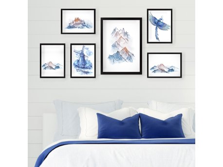 WALLXPERT Dekorativna slika iz 6 delova SET_011