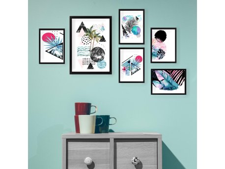 WALLXPERT Dekorativna slika iz 6 delova SET_013