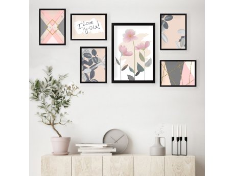 WALLXPERT Dekorativna slika iz 6 delova SET_023