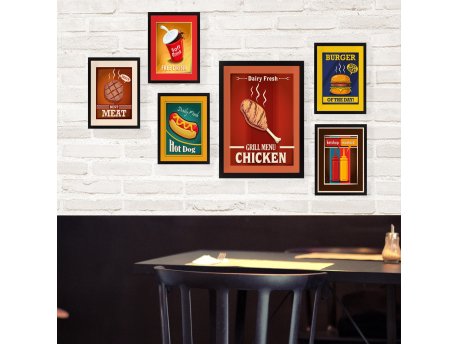 WALLXPERT Dekorativna slika iz 6 delova SET_088