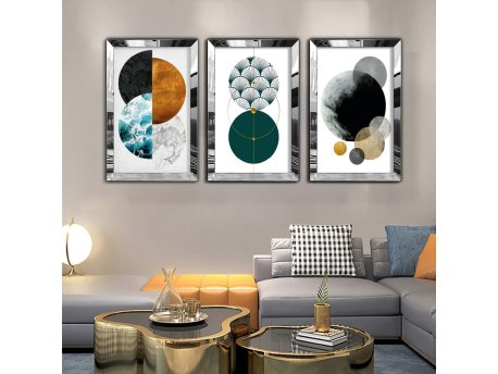 WALLXPERT Dekorativna slika iz 3 dela Huhu404 50 x 70