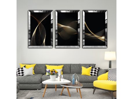 WALLXPERT Dekorativna slika iz 3 dela Huhu405 50 x 70