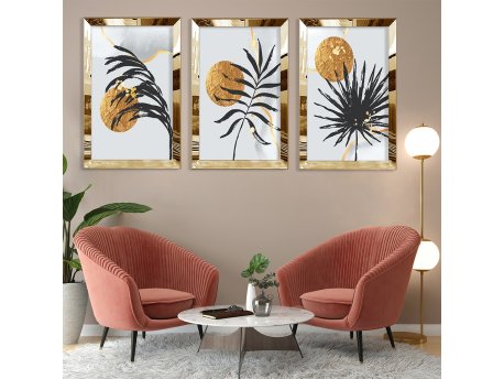 WALLXPERT Dekorativna slika iz 3 dela Huhu391 40 x 60