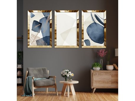 WALLXPERT Dekorativna slika iz 3 dela Huhu396 40 x 60