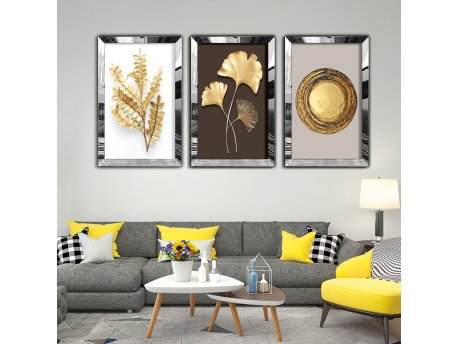 WALLXPERT Dekorativna slika iz 3 dela Huhu403 40 x 60