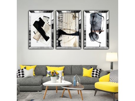 WALLXPERT Dekorativna slika iz 3 dela Huhu408 40 x 60