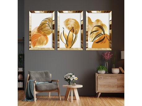 WALLXPERT Dekorativna slika iz 3 dela Huhu399 30 x 40