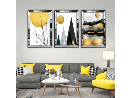 WALLXPERT Dekorativna slika iz 3 dela Huhu401 30 x 40