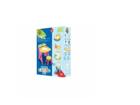 Milla Toys Sto i tabla sa stolicom roze 2u1