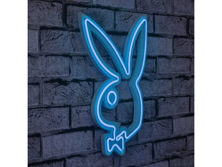WALLXPERT Zidna LED dekoracija Playboy Blue
