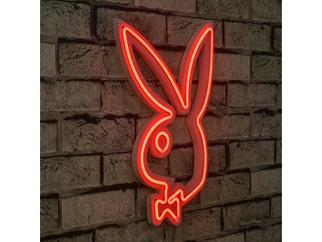 WALLXPERT Zidna LED dekoracija Playboy Red