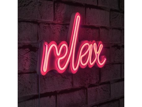 WALLXPERT Zidna LED dekoracija Relax Pink