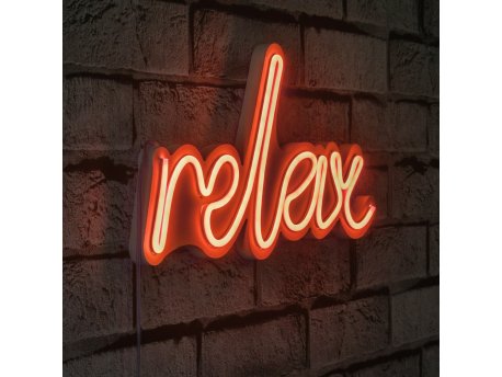 WALLXPERT Zidna LED dekoracija Relax Red