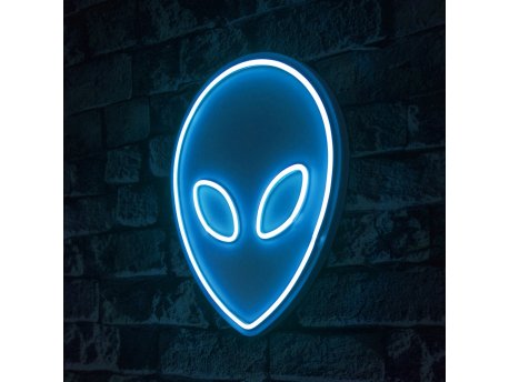 WALLXPERT Zidna LED dekoracija Alien Blue