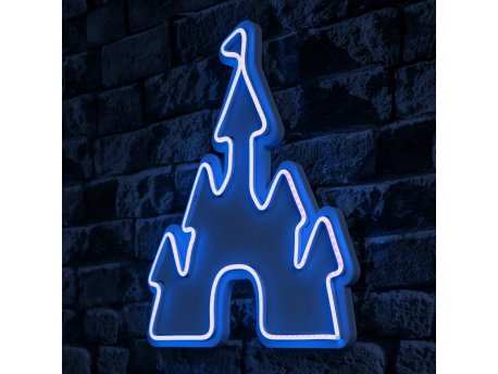 WALLXPERT Zidna LED dekoracija Castle Blue