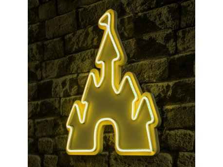 WALLXPERT Zidna LED dekoracija Castle Yellow